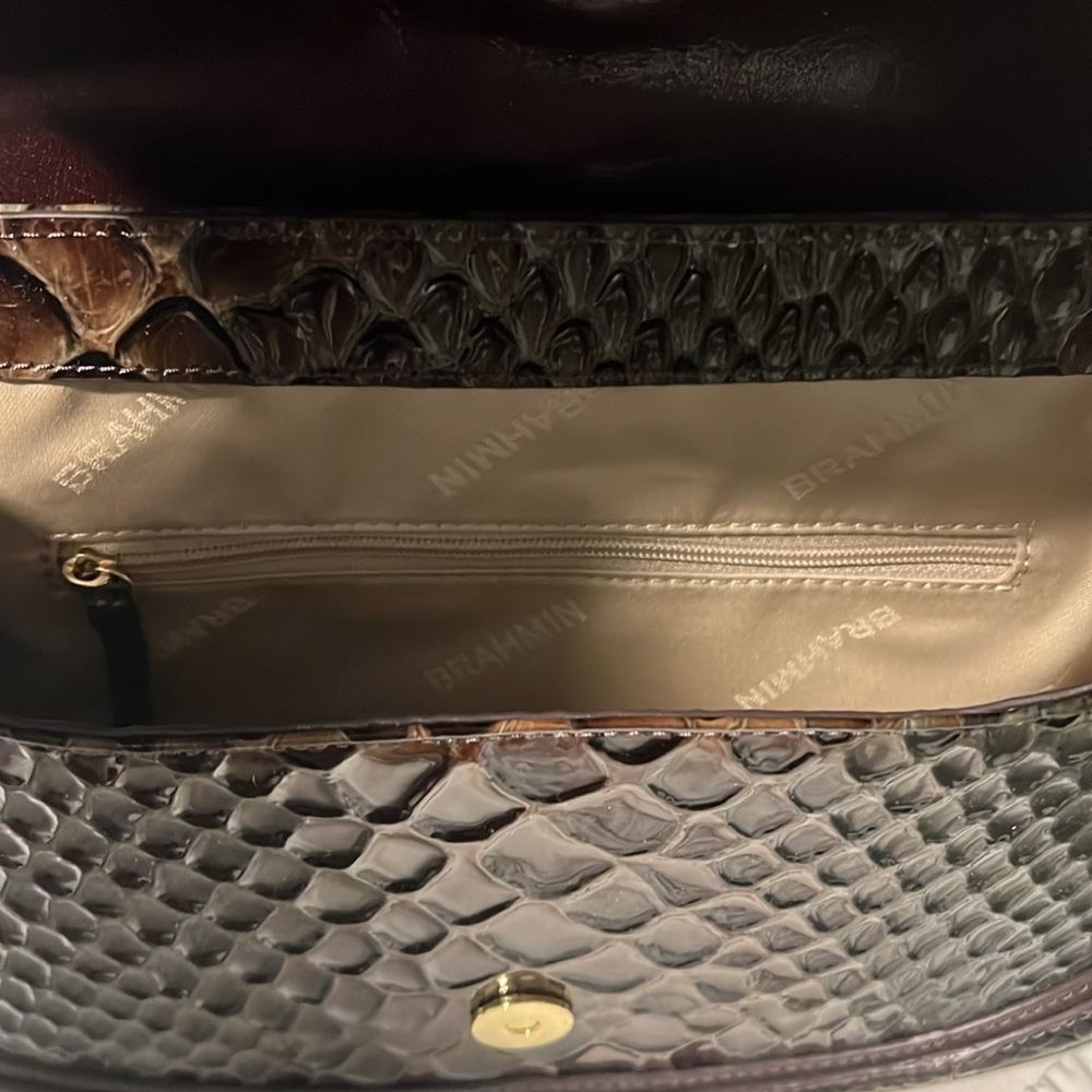 Brahmin Small Cynthia Leather Shoulder Bag - Hunter Amaya - Picture 4 of 8